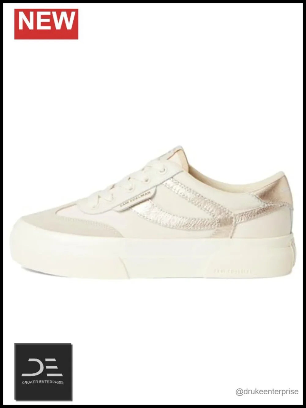 Women's Fashion Sneakers Platform Lace-Up 1 Inch Heel